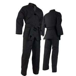 Uniforme de Taekwondo para artes marciales, material de algodón con logo personalizado, WTF - Product Image 3