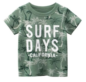 T-shirt manches courtes et col rond pour enfant, vente en gros, 2021, prix Super bas, printemps, - Product Image 3