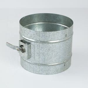 Ventilación galvanizado Manual de acero redondo ajustable Control de volumen de aire amortiguador de cuadrante - Product Image 1