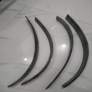 Plaque longue en corne de buffle d'eau de 500-40-3-8 mm avec courbe naturelle, matériau organique de haute qualité, style animal pour la fabrication d'arc - Product Image 1