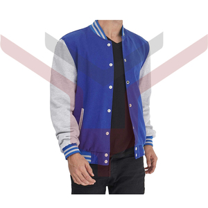 แจ็คเก็ตเบสบอล,บอมเบอร์หนังแจ็คเก็ตเบสบอลสำหรับผู้ชาย - Product Image 4