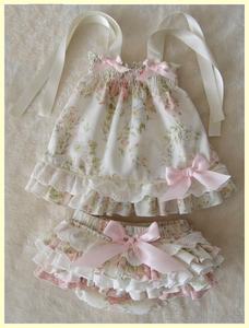 Cute Baby Girl Toddler Dress Set-2019 Último diseño con efecto Smocked - Product Image 2