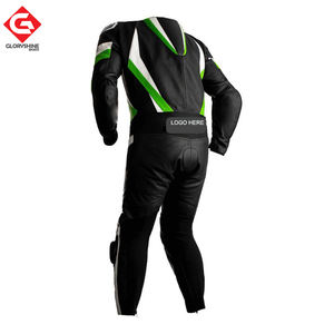 Traje de carreras de cuero de motocicleta de calidad superior personalizado para hombre traje de carrera de cuero genuino al por mayor trajes de motocicleta hechos en Pakistán - Product Image 4