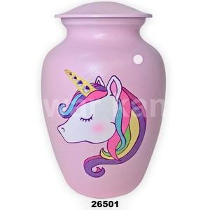 Licorne rose pour gravage de bébé, jouet mignon - Product Image 1