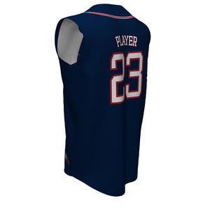 Camisetas de béisbol promocionales personalizadas con bordado y sublimación 100% poliéster OEM - Product Image 4