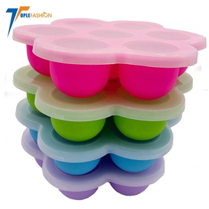 Food Grade Baby Food <strong>Storage</strong> Container Freezer Trays Silicone Baby Food <strong>Storages</strong> - Product Image 3