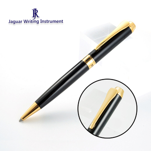 JR4157G Premium Black Lacquer Twist Ball <b>Pen</b>, Classic Gold Accent Corporate Gifting <b>Pen</b> - Product Image 1