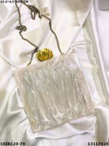 Handmade Designer Multi-Color Resin Clutch <b>Bag</b> <b>for</b> Ladies Exclusive <b>Wedding</b> Evening Party Purse Craftstages International 4-7 - Product Image 4