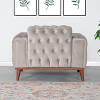 Canapé-lit Chesterfield de luxe moderne capitonné avec cadre en bois massif extensible pour salon, salle de sport, appartement, centre commercial, usage domestique