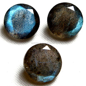Labradorite de Madagascar Pierre précieuse ronde à facettes 5x5mm Taille Meilleure qualité Labradorite naturelle Pierre précieuse en vrac OEM en vrac - Product Image 3