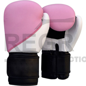 Fashion PU Leather Boxing <b>Gloves</b> <b>for</b> Training Martial Arts New Black Red OEM Logo Thai Color Material Adults People Origin <b>Type</b> - Product Image 1