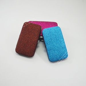 Premium Quality Beautiful Colors Empty Magnetic <b>Lashes</b> Tweezers <b>Kits</b> 3Pcs & 6Pcs Holder Of Eyelash Tweezers Glitter Case - Product Image 4