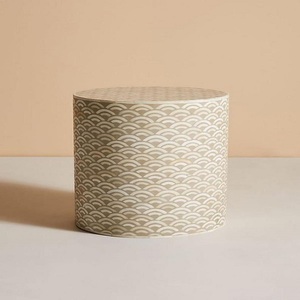 Table latérale de salon, avec incrustation d'os - Product Image 6