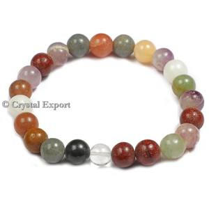 Gemstone Multi Agate <b>Bracelets</b> | Buy Online Gemstone <b>Bracelets</b> Hand Crafted Beaded <b>Bracelets</b> - Product Image 1