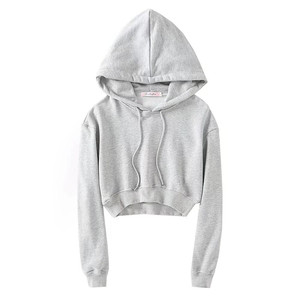 Sweat à capuche pour femme, sweat-shirt personnalisé de haute qualité, avec fermeture éclair avant, poche en molleton, cordons en coton, gymnastique - Product Image 1