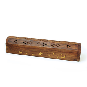 Quemador de Bakhoor de Madera Exclusivo |   Porta Incienso Árabe Hecho a Mano con Cajón Deslizante para Recoger Cenizas, Decoración para el Hogar, Regalo, Adorno - Product Image 1