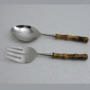 เรซินที่มีหลายสี Gava ผสมสีจับและสแตนเลสที่มีเซิร์ฟเวอร์สลัดเงินชุบผลิตภัณฑ์ครัว - Product Image 3