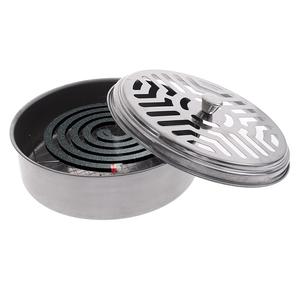Mosquito Holder Box Incense Silver Cage Mosquito Repellent Coils Made in India High Quality Stand Usage Home Hotel Restaurant