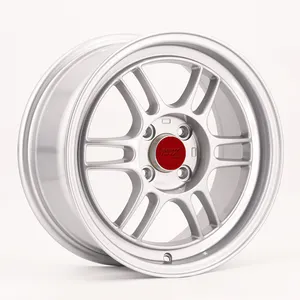 Best selling 13 14 15 16 17 18 19 20 21 22 inch bronze/white color 4x100 5x112 5x114.3 5x120 car alloy wheels made in china