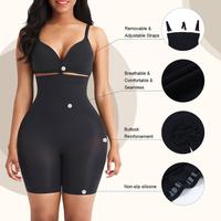 HEXIN - Nuevo producto, faja moldeadora de cuerpo entero para mujer, compresión elástica, control de abdomen, sin costuras, cintura alta