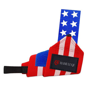 Poignets imprimés personnalisés de haute élégance pour le fitness, la musculation, la dynamophilie, fermeture à crochet et boucle antidérapante, protection en caoutchouc - Product Image 4