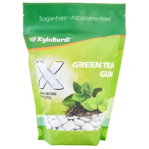 XyloBurst Sugar Free Xylitol Green Tea Gum 500 ct. Bag
