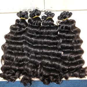 Extensiones de Cabello Humano Remy Virgen de Camboya y Vietnam con Cutícula Natural Alineada, Doble Trama, Liso Sedoso y Ondulado Ivirgo - Product Image 4