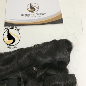 Gros Clip Dans L'extension De Cheveux 100% Naturelle Extension De Cheveux Humains Clip Dans 100% Vierge Remy Cuticule Alignés Cheveux - Product Image 1