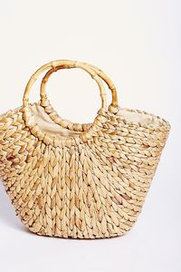 สินค้าขายดีประจำปี 2020 ในอเมซอนสหรัฐอเมริกา กระเป๋าถือหรูหราทำจากผักตบชวา ทรงสี่เหลี่ยมคางหมู สำหรับสุภาพสตรี พร้อมหูหิ้วและผ้าพันคอ - Product Image 2