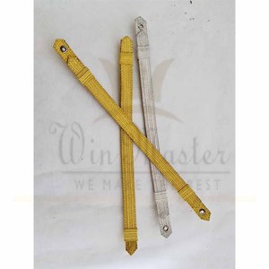 Ceremonial Twisted Rope Cap Cord Bullion Visor Chin Straps Gold UNIFORM Estilo regular WIN MASTER IND - Product Image 5