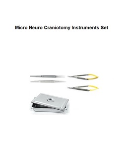 Ensemble d'instruments de micro-craniotomie en acier inoxydable, outils de micro-chirurgie manuels, base des instruments chirurgicaux, certifiés CE - Product Image 2