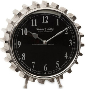 Bàn Cạnh Giường Ngủ Phòng Khách, Bàn Nghệ Thuật Hiện Đại, Đồng Hồ Kim Loại, Đồng Hồ Lật Cổ Điển Tự Động Kỹ Thuật Số 2021 - Product Image 6