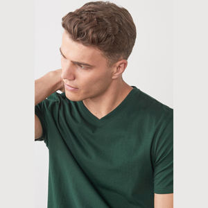 Camiseta de manga corta de diseño sólido informal para hombre para Fitness, correr, entrenamiento de Yoga, Camiseta deportiva - Product Image 4