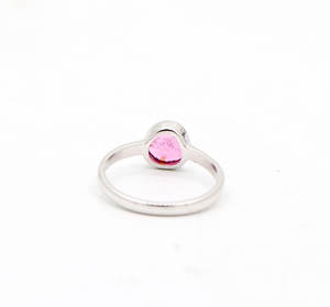 Nouvelle arrivée rose Tourmaline pierres précieuses 925 solide en argent Sterling fait à la main femmes anneaux bijoux pour la vente en gros - Product Image 2