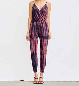 2022 nueva llegada señoras sin mangas Tie Dye mono de una pieza tejido Floral Casual ropa hasta el suelo dulce DISEÑO DE llamarada completa - Product Image 2