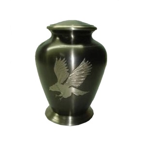 โกศโบราณทำด้วยมือดีไซน์เนอร์ที่ไม่ซ้ำใครหรูหราทันสมัยปรับแต่งโลโก้พิมพ์สีเขียวสำหรับผู้ใหญ่ - Product Image 2