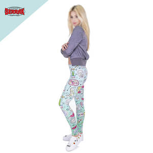 Mallas con estampado de mariposa para mujer, pantalones de Fitness de alta elasticidad, transpirables, de secado rápido - Product Image 3