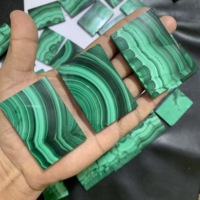 Malachite naturelle de haute qualité AAAAA 100% - Pierre précieuse en vrac - Coupe excellente - Forme mixte verte - Certifiée IGI - Tailles personnalisables - Rida