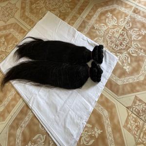 CUTICULES DE CHEVEUX HUMAINS INDIENS EXTENSIONS DE CHEVEUX REMY NON TRAITÉS ALIGNÉS MÂLES DE CHEVEUX HUMAINS DROITS ET ONDULETS PROFONDS NATURELS - Product Image 1