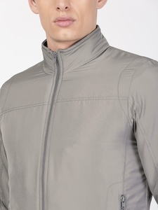 Blouson d'aviateur professionnel décontracté de printemps pour hommes Polyester élégant avec tissu en cuir Impression de logo personnalisable de grande taille - Product Image 5
