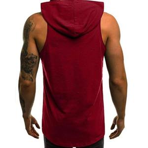 Manufacturer Custom Logo Gym Fitness mens stringer tank top gym men tank top - Product Image 3
