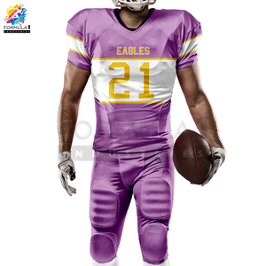 Uniforme de Fútbol Americano Personalizado, Camiseta y Pantalones, Anti-UV, Transpirable, de Secado Rápido, Tallas Grandes, Unisex, Adulto, Fórmula 1 Industries - Product Image 2