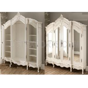 Armoire classique pour chambre à coucher, ensemble de meubles de style royal, armoire en bois de teck de qualité supérieure fabriquée à la main pour la maison - Product Image 1