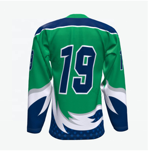 เสื้อเจอร์ซีย์ฮ็อกกี้น้ำแข็งมืออาชีพ,เสื้อเจอร์ซีย์ฮ็อกกี้น้ำแข็งสวมใส่สบายสไตล์ฮอกกี้แบบกำหนดเอง - Product Image 4