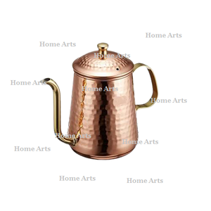 Hervidor de té y café martillado de cobre de calidad de lujo, hervidor de agua de tamaño y forma personalizados para uso doméstico - Product Image 3