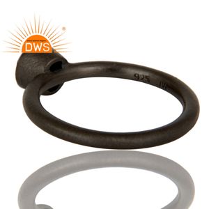 Anillo de piedras preciosas de aventurina azul para mujer, de plata de ley 925 chapada en rodio, proveedor de anillo de plata de diseño, joyería de plata al por mayor - Product Image 3