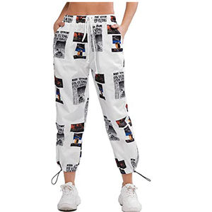 <b>Women</b> Streetwear Cloths Arrival Nylon <b>Running</b> Pants Windbreaker Waterproof Street Style Joggers - Product Image 6