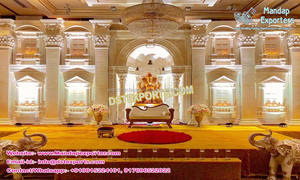 Éléments de porte de mariage tendances, cadre à l'arrière, pour élément de cérémonie de mariage, évacuation de l'eau, 1 pièce - Product Image 3