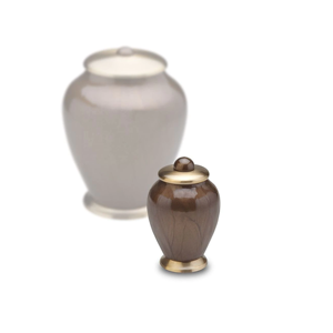 Urne funéraire élégante en céramique pour cendres, fournitures funéraires solides, urne pour cendres d'adultes pour la décoration de la maison, décoration funéraire - Product Image 2