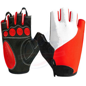 Guantes de Ciclismo de Medio Dedo, Resistentes a los Golpes, Transpirables, Antideslizantes, con Correa de Muñeca Ajustable, Casuales, Unisex, Personalizables, para MTB y Carretera - Product Image 4